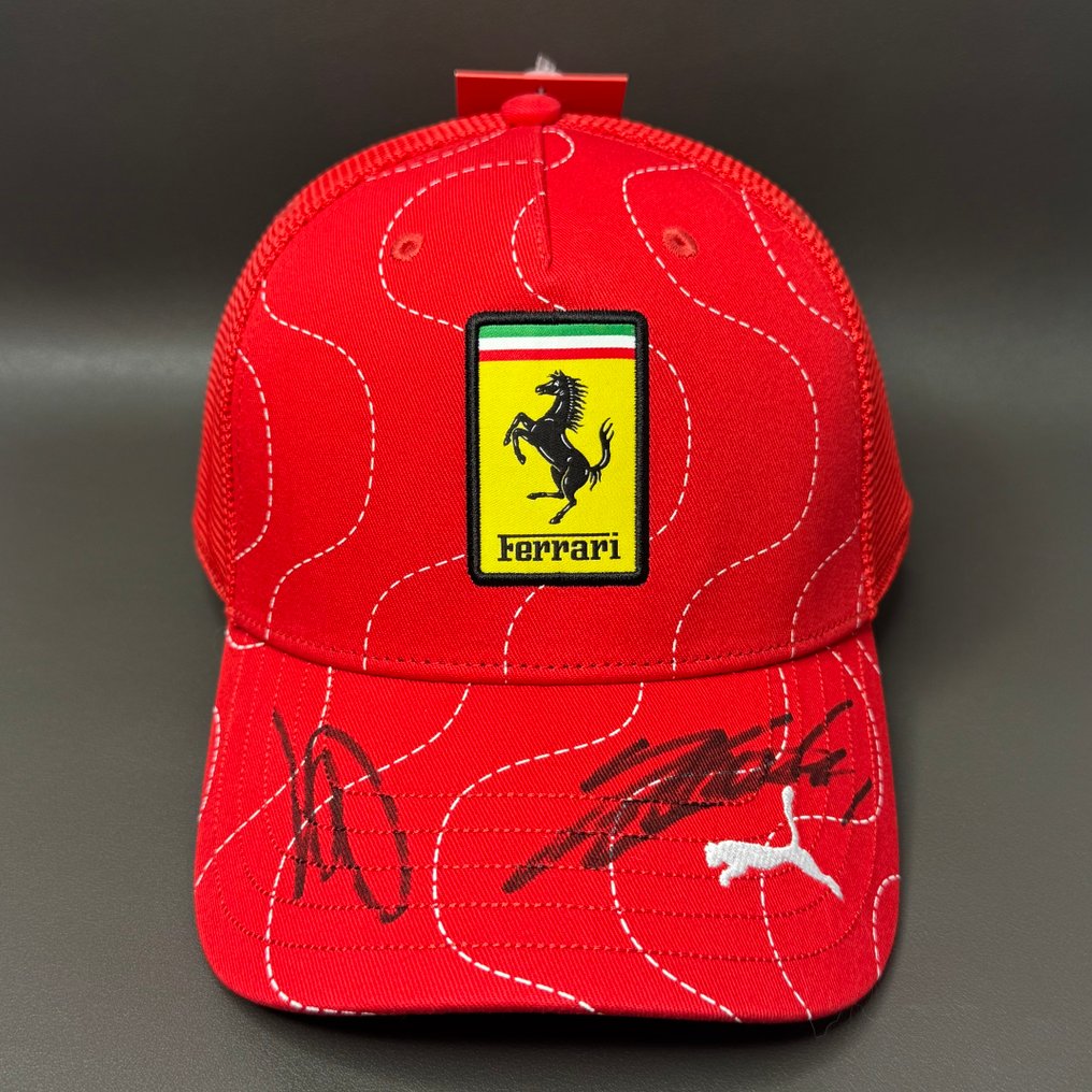 法拉利 - 蒙扎大奖赛 - Charles Leclerc & Lewis Hamilton - 2025 - 运动帽 #1.0