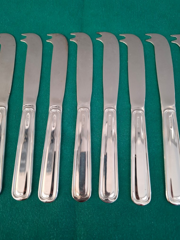 Menümesser (12) - Käsemesser - versilbert #4.3