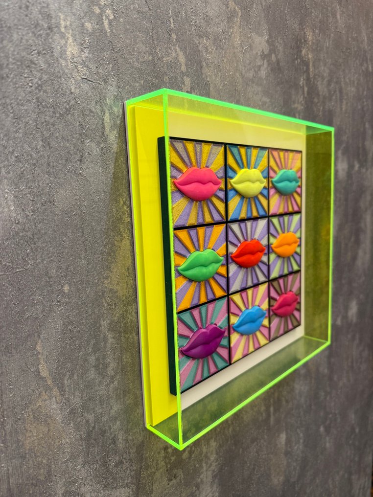 KIRAS - SORRISO MULTI ! LIME 25x25cm #1.0