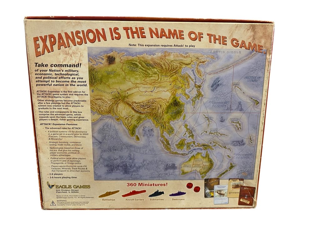 棋盘游戏 - Attack! set base+ Espansione Asia/Pacifico - 塑料 #4.3