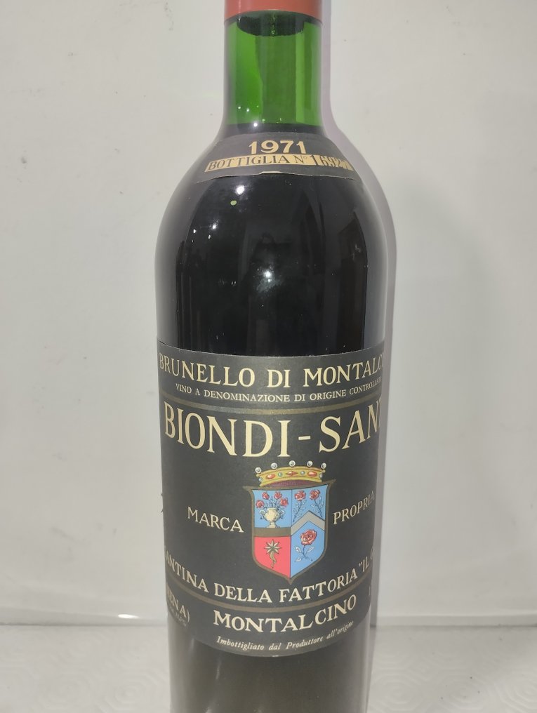 1971 Biondi Santi, Tenuta Greppo - Τοσκάνη - 1 Φιάλη (0,75L) #1.0