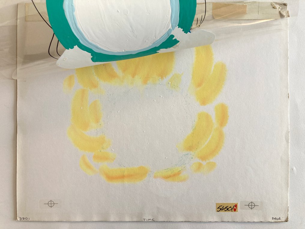 Mickey and Goofy Original Cel and Hand-Painted background from Disney Discovery Series - (Walt Disney, 1987) No Reserve #3.2