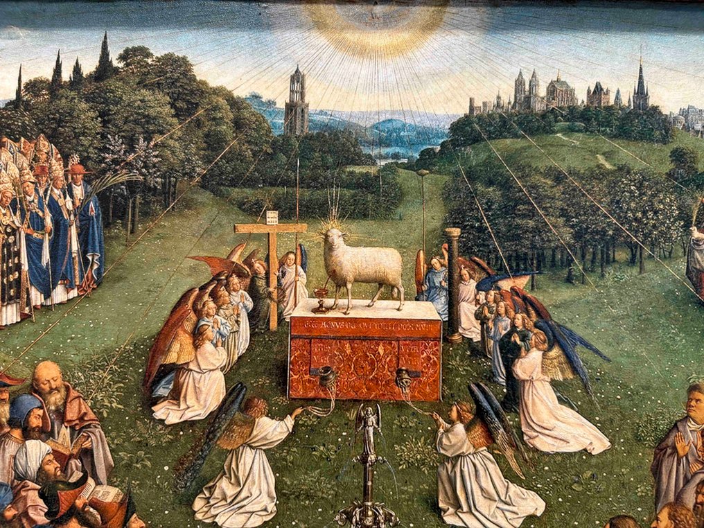 Jan Van Eyck (1385- 1441), after - L’Adoration de l'Agneau mystique #3.2