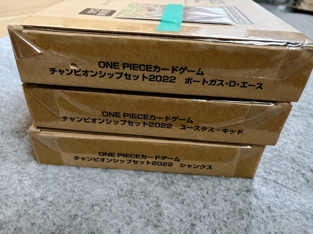 萬代 - 3 Sealed box - One Piece #4.3