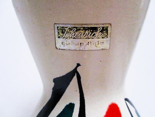 Scheurich - Vase - 523 18 - Ceramic - with original label #3.2