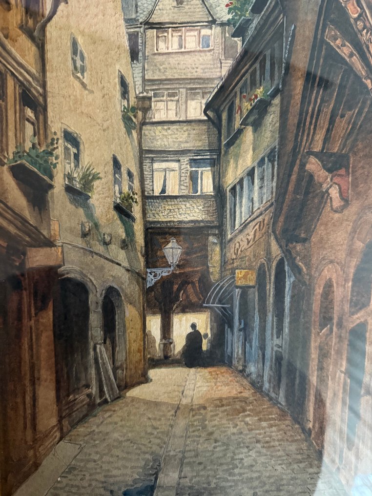 Bernhard Liebig (1873-1937) - Stadtszene #2.1