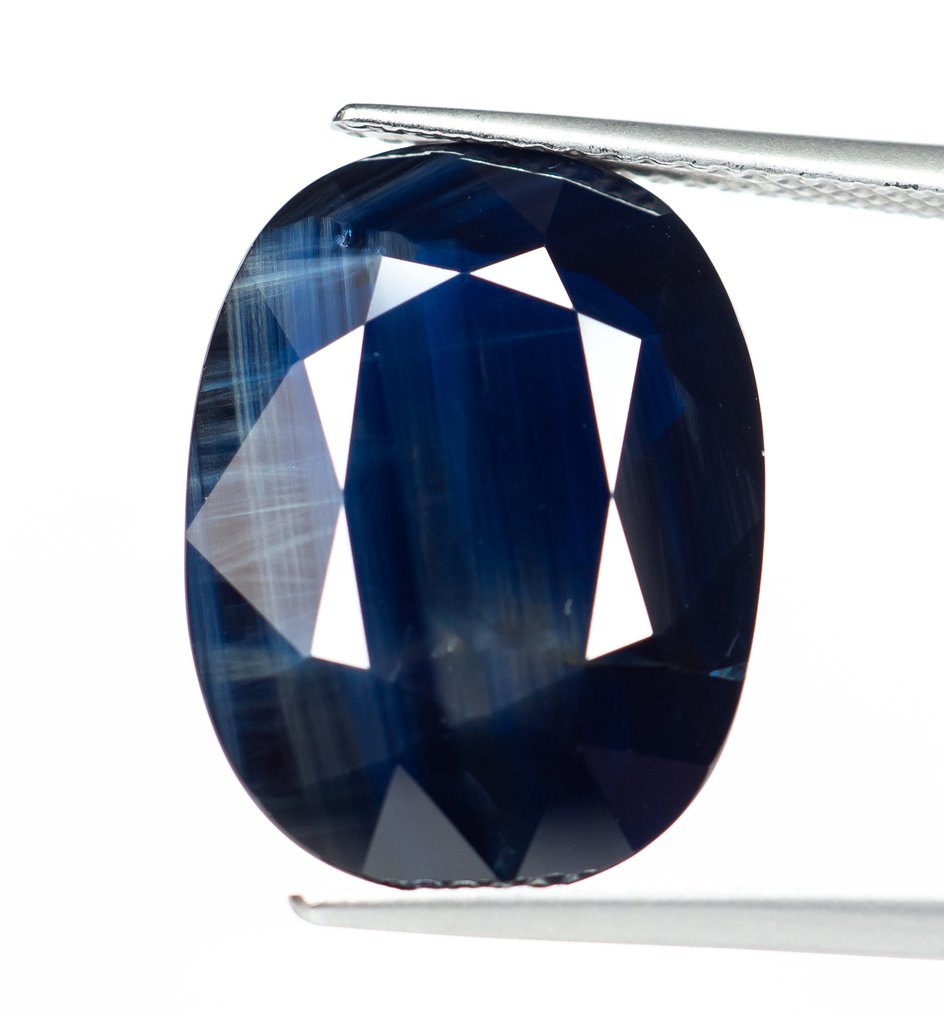 Nincs minimálár Zafír - 16.11 ct - Amerikai Gemmológiai Intézet (GIA) - sötétkék #1.0