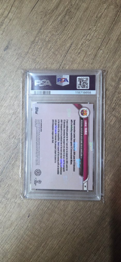 2024/25 Topps Now UCL Lamine Yamal #149 - PSA 10 - 1 Graded card #1.0