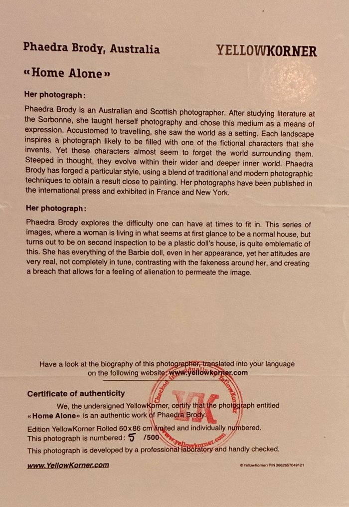 Phaedra Brody-yellowkorner - Home Alone #4.3