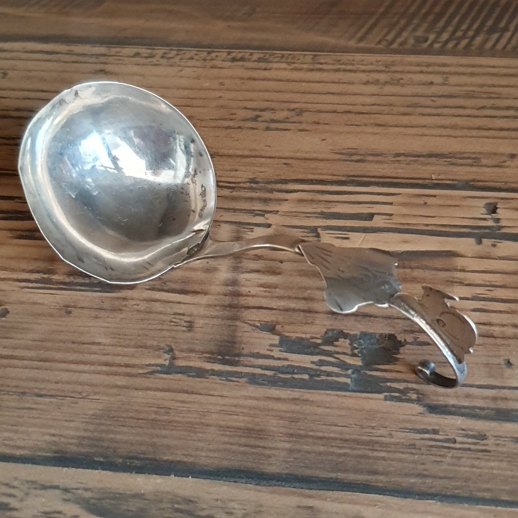 Serviciu de cină - .835 argint - Lingură antic de cremă olandeză #1.0