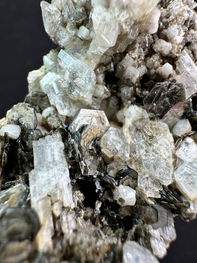 乐透“意大利阿尔卑斯山矿物” - 意大利石英、抗蒙石和费尔迪斯帕蒂 水晶矩晶体- 1230 g - (6) #3.2