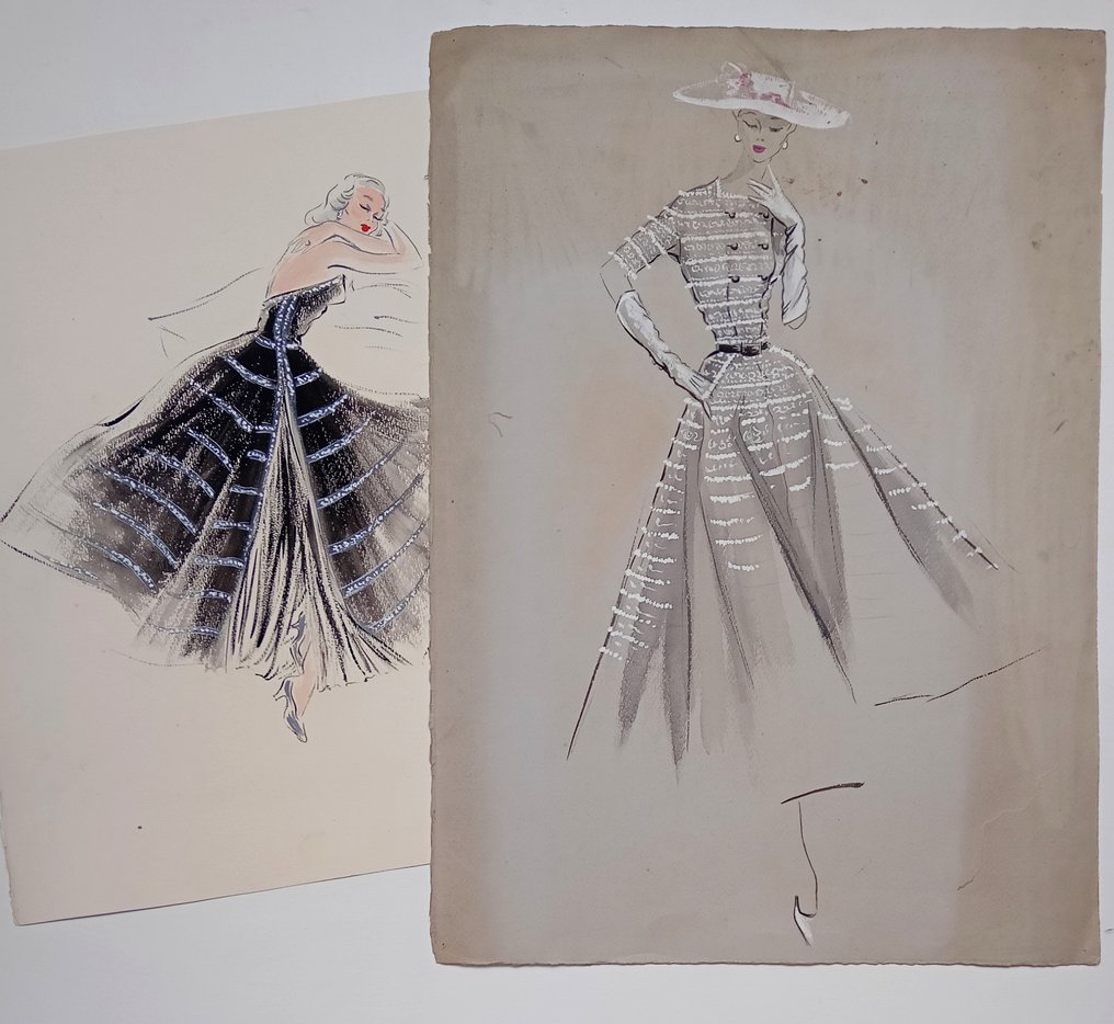 Tuntematon taiteilija - Bis di figurini anni 50/60 #1.0