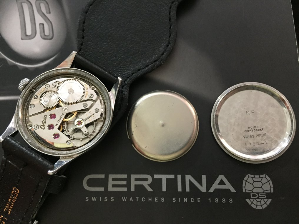 Certina - Pointer Militar Dial Bitono Antimagnetic - 沒有保留價 - Calibre KF 320 - 男士 - 1900-1949  #4.3