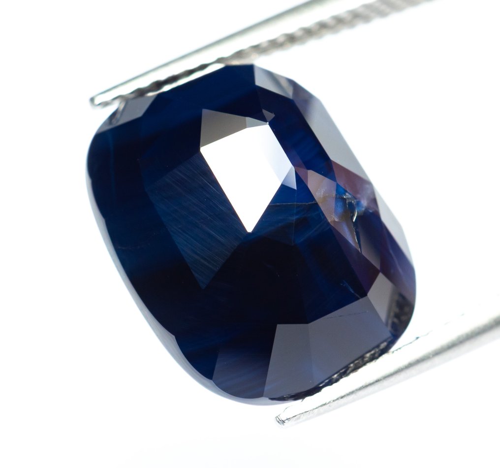 没有保留价 蓝宝石  - 13.58 ct - 莲花宝石实验室 - Deep Blue #3.2