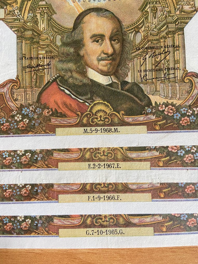 France. - 4 x 100 Francs 1965-1968 - Pick 149  (No Reserve Price) #1.0