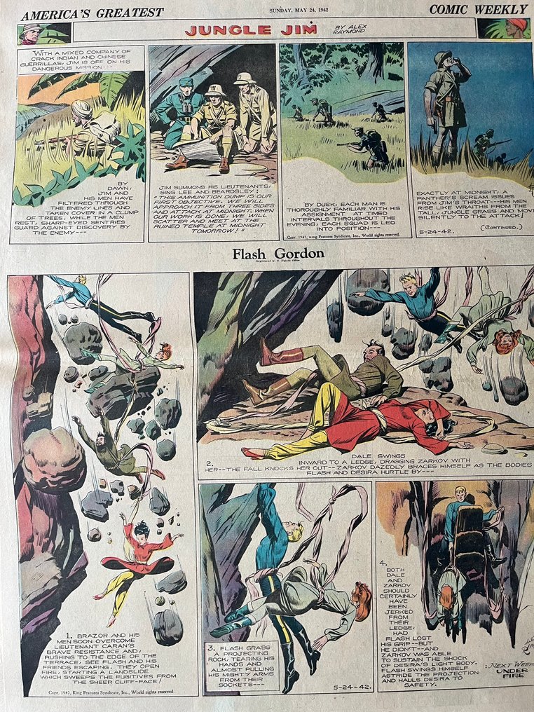 Flash Gordon - Jungle Jim by Alex Raymond, Jane Arden, Felix the cat, The Gumps and others - 400 Pagini și benzi de ziar - 1932/1957 #2.1