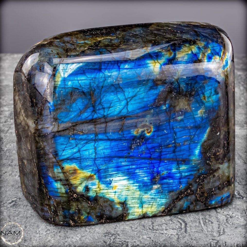 天然一等品质拉布拉多石 抛光的- 1735.17 g #2.1