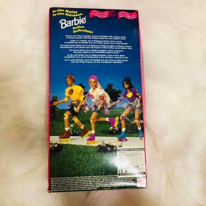 Mattel  - Barbie doll Barbie Doll “In-Line Skating / Rollerskater Barbie” — Mattel (1990s) — New in Box - 1990-2000 #1.0