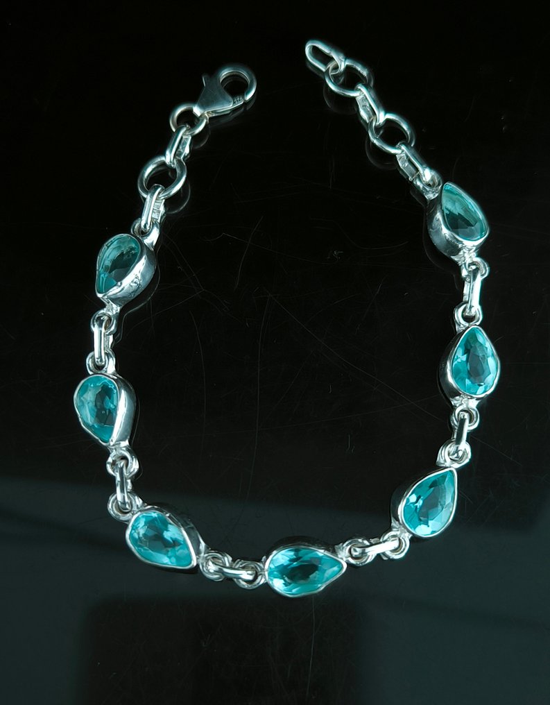 Acquamarina - Argento - Bracciale - argento sterling #1.0