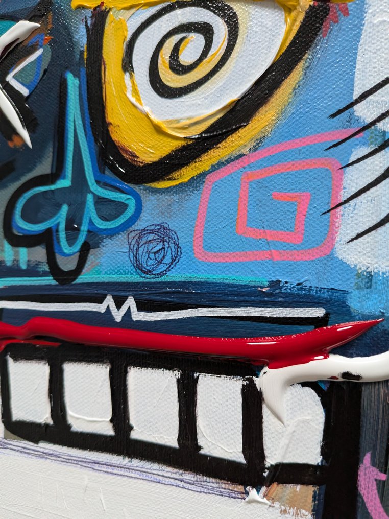 Denis OSSO (1965) - Les 3 frères  - unique original - avec châssis 3D #4.3