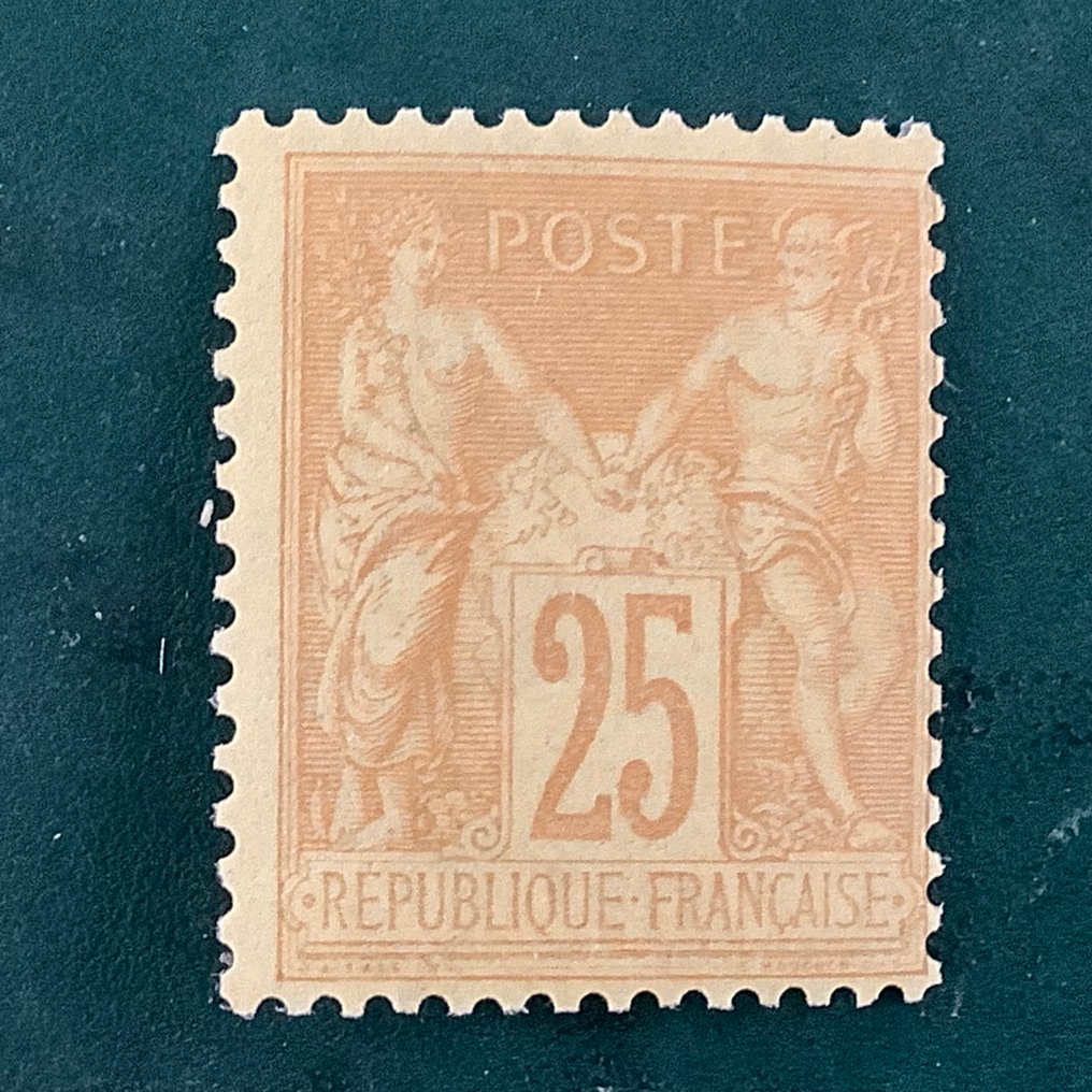 Francia 1879 - 25 centesimi Sage type II - Yvert 92 #3.2