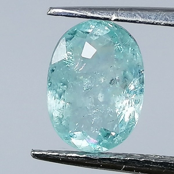1 pcs Τουρμαλίνη paraiba - 0.63 ct - Instituto Gemólogico Español (IGE) #1.0