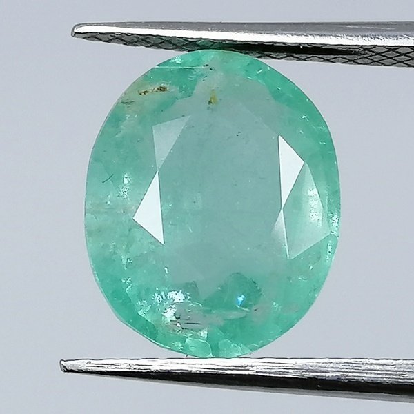 1 pcs  绿色 祖母绿  - 3.48 ct - 西班牙宝石学院（IGE） - 微不足道的油 #3.2