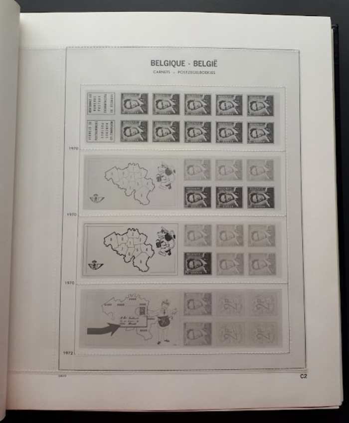 比利时 1969/2023 - 配件：空的 Davo 相册，用于小册子 #1.0