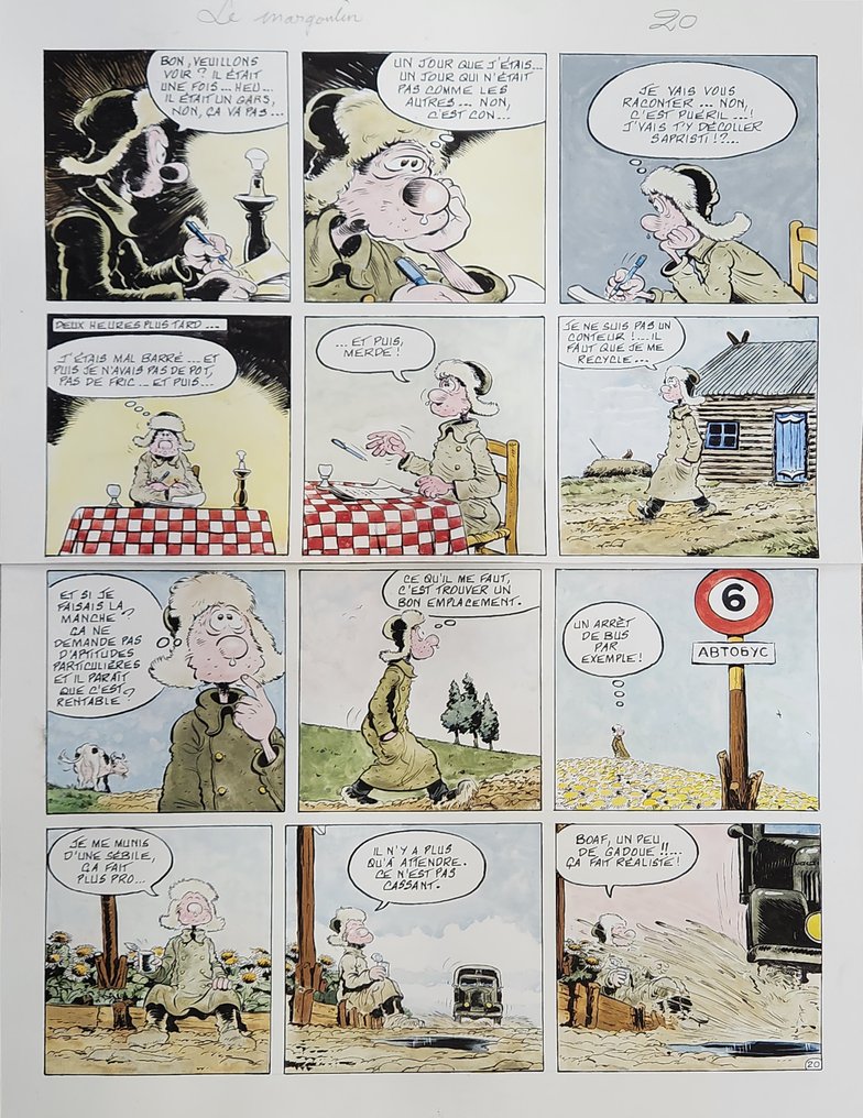 Dimitri - 1 Original colour page - La Gargotiere #1.0