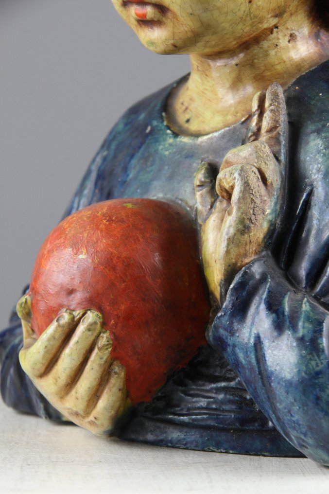 A. Noseda - Statue, Christus Koning - 19 cm - Earthenware #2.1