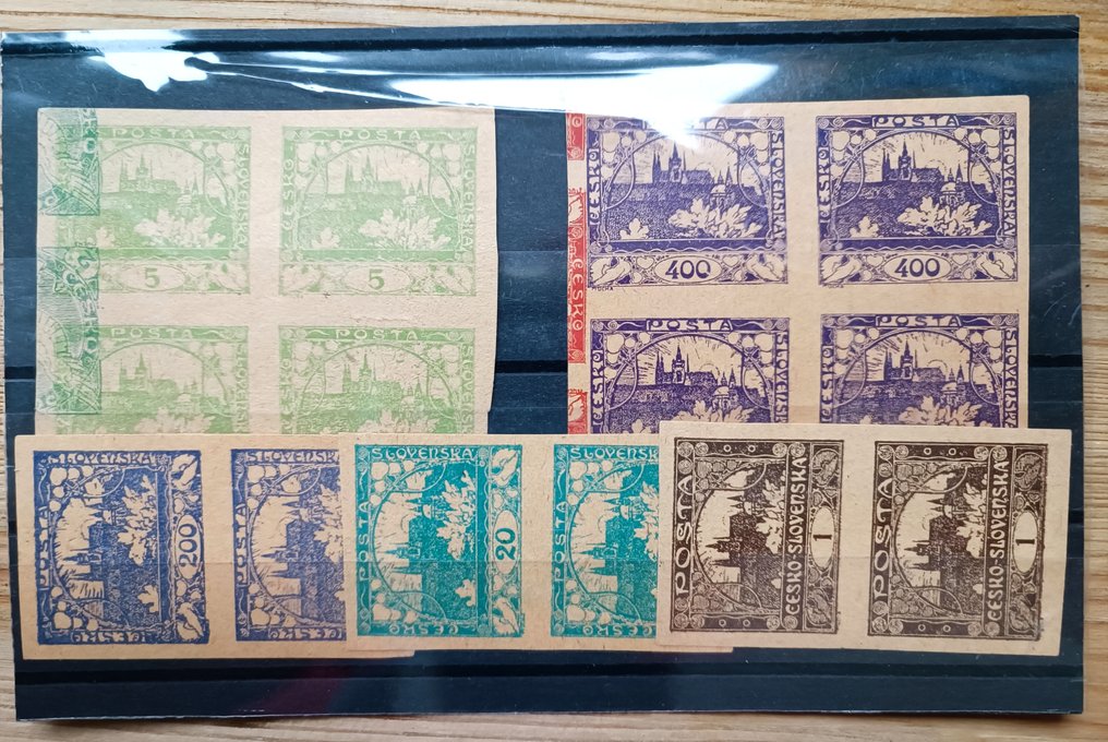 Czechoslovakia 1918/1918 - Hradcany printing test #4.3