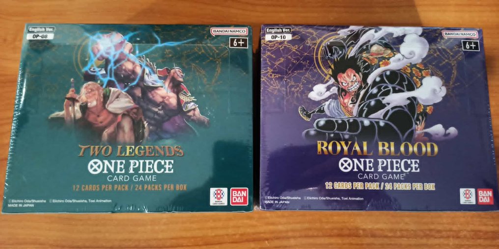 Bandai - 2 Booster box - One Piece - One Piece Sealed Booster Boxes OP-08 and OP-10 English #2.1