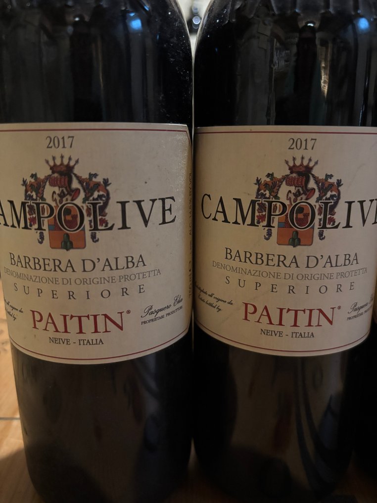 2017 Paitin di Pasquero-Elia Campolive Barbera d'Alba - Piemont Superiore - 4 Bottles (0.75L) #1.0