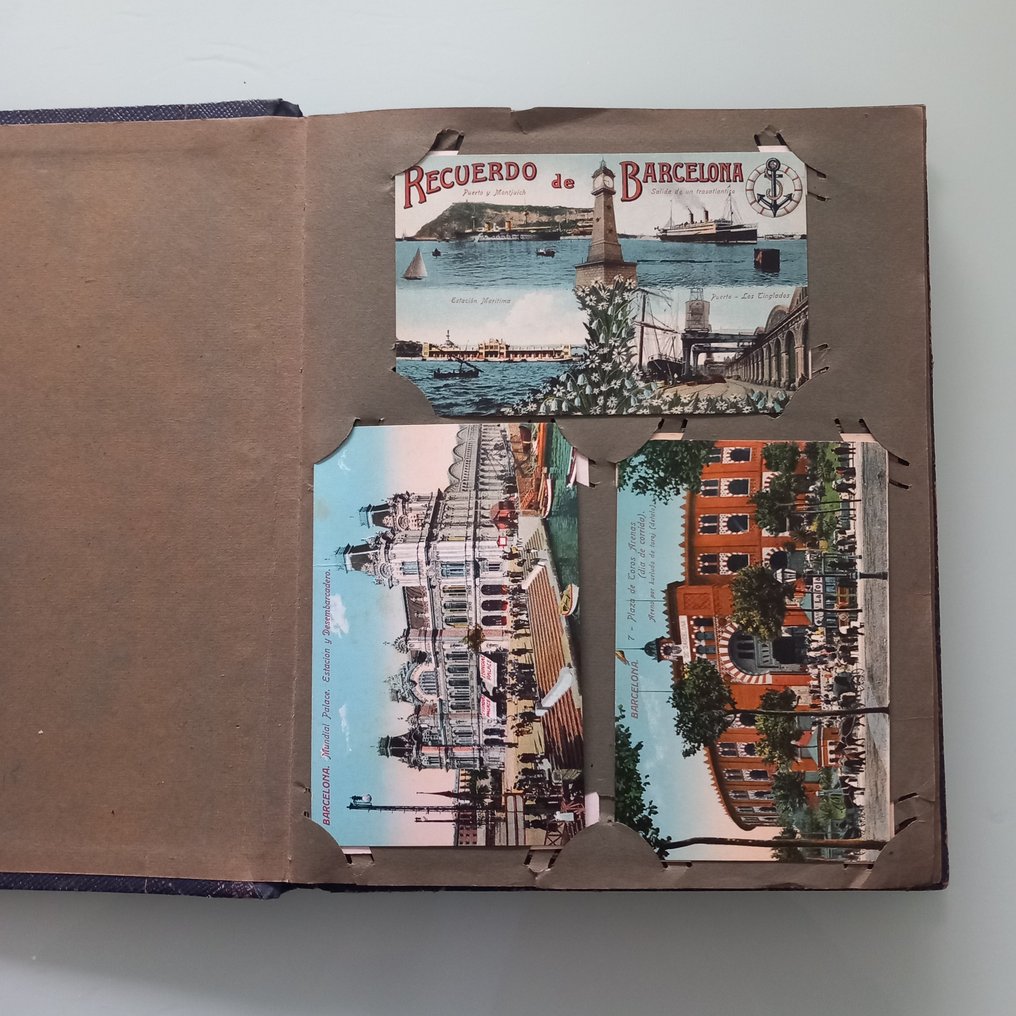 西班牙 - 城市和景观 - 巴塞罗那 - 明信片相册 (102) - 1900-1960 #1.0