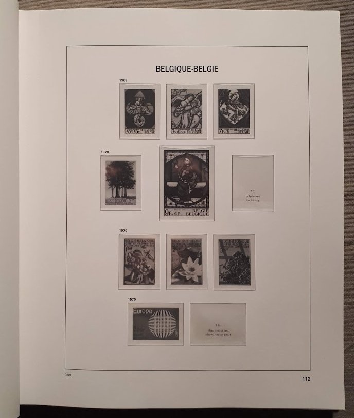 Belgium 1970/1984 - Accessories: Davo LX album Part III with cassette #1.0