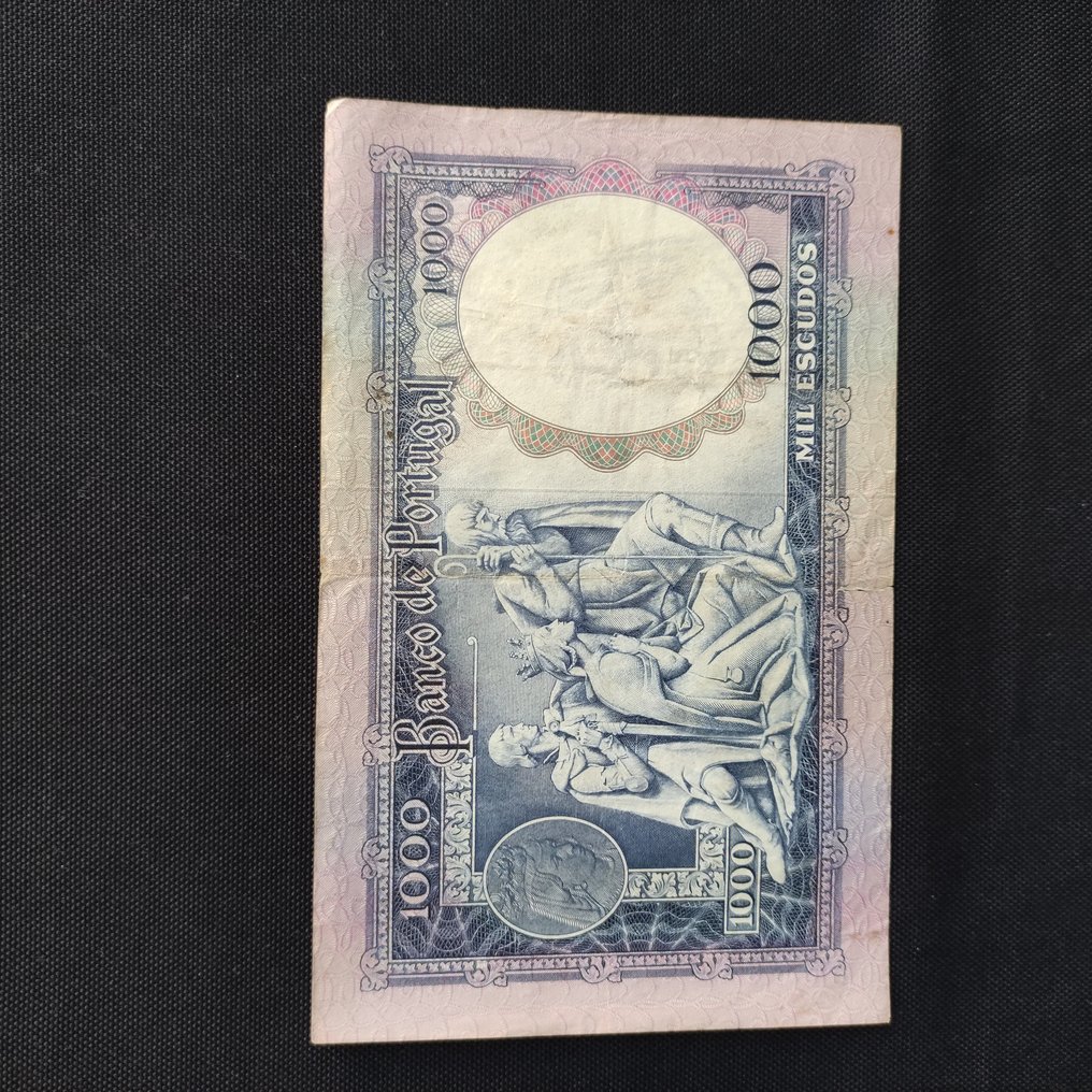 Portugal. - 1.000 Escudos 1961 - Ch 8A - D. Filipa de Lencastre - Pick 161  (No Reserve Price) #3.2