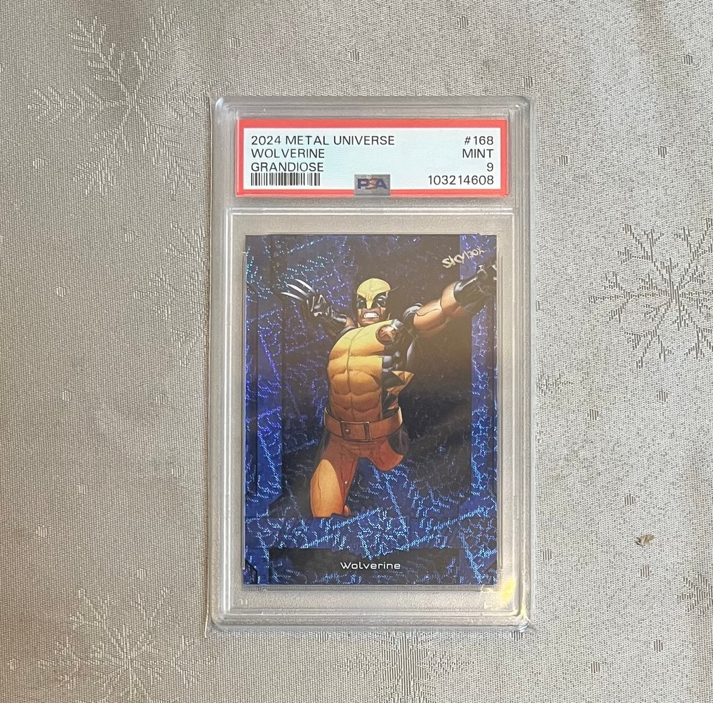 Marvel Metal Universe Avengers - skybox UDC 2024 - Grandiose - #168 Wolverine - 1 Graded card - PSA 9 #1.0