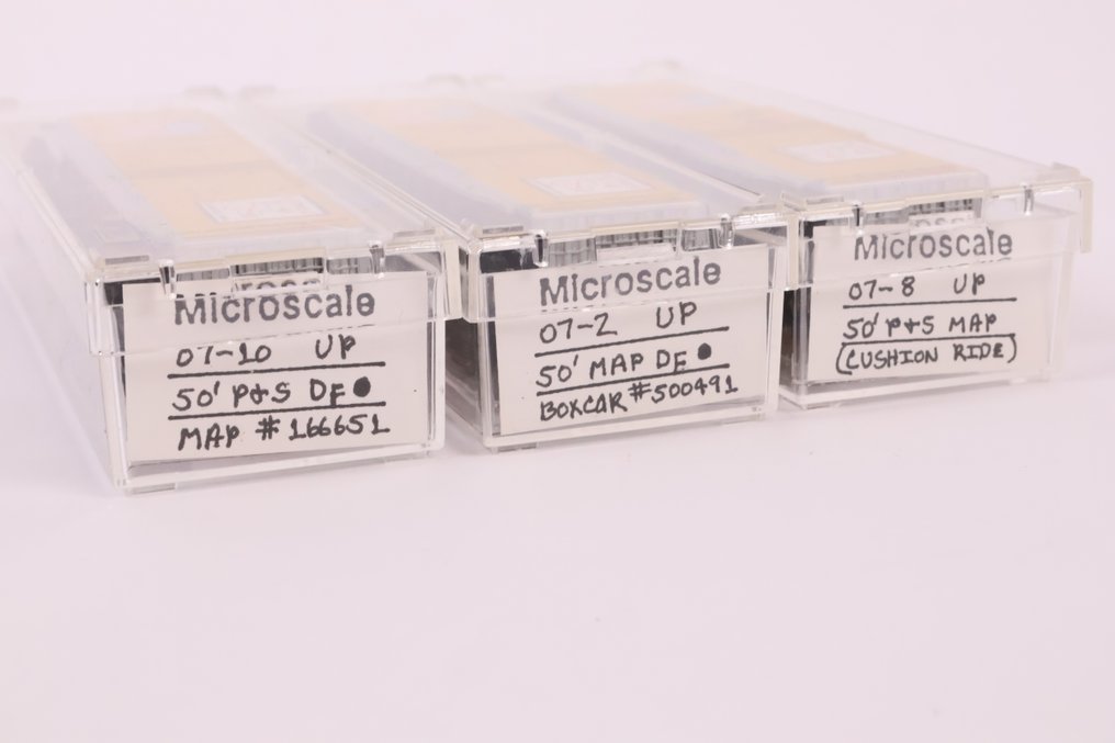 Microscale N - Τρένο μοντελισμού μεταφοράς εμπορευμάτων (1) - Τρία 50' φορτηγά βαγόνια. - Union Pacific Railroad #2.1
