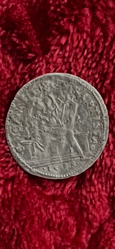 Italy, Firenze 1/2 Giulio 1588 #1.0