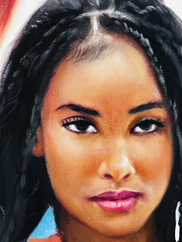 Anne Dias - (100% handpainted !) A look before Seduction #2.1