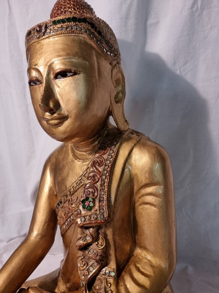 Buddha - Statue - Myanmar/Burma  (No reserve price) #3.2