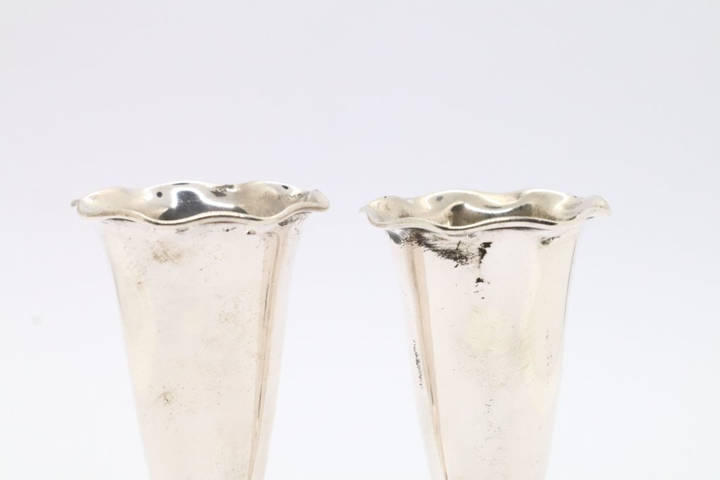 Vas (2) - .833 argint - Pereche de vaze #3.2