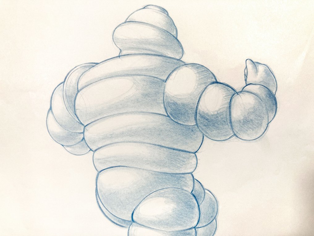Michelin Man : 原始复古广告概念艺术 - by Jeff Julian (No Reserve) #3.2