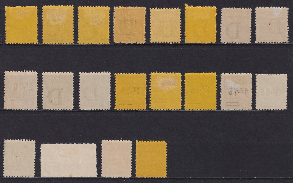 法國 1832/1939 - 邮政包裹邮票，编号在95号至167号之间，全新*。品质非常好。 - Yvert #1.0