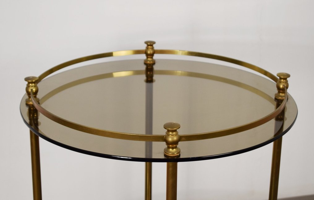 送食品的台车 - 黄铜, 玻璃 #2.1