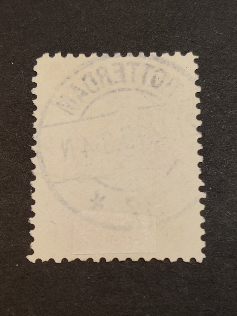 Nederland 1905 - 10 gullgjenstand Koningin Wilhelmina stempel Rotterdam 21-12-1910 - NVPH 80 #1.0