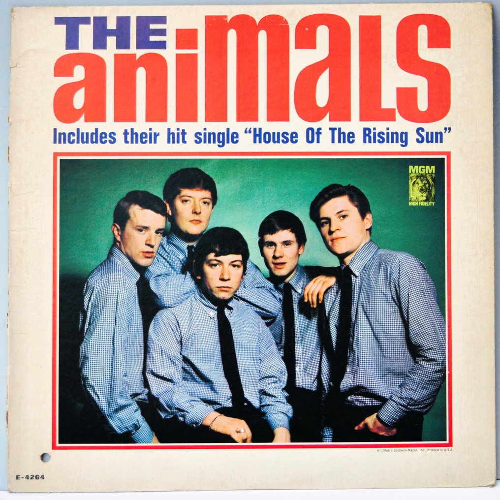 The Animals - The Animals - Single Vinyl Record - 1st Pressing, 1st Mono pressing - 1964 #1.0