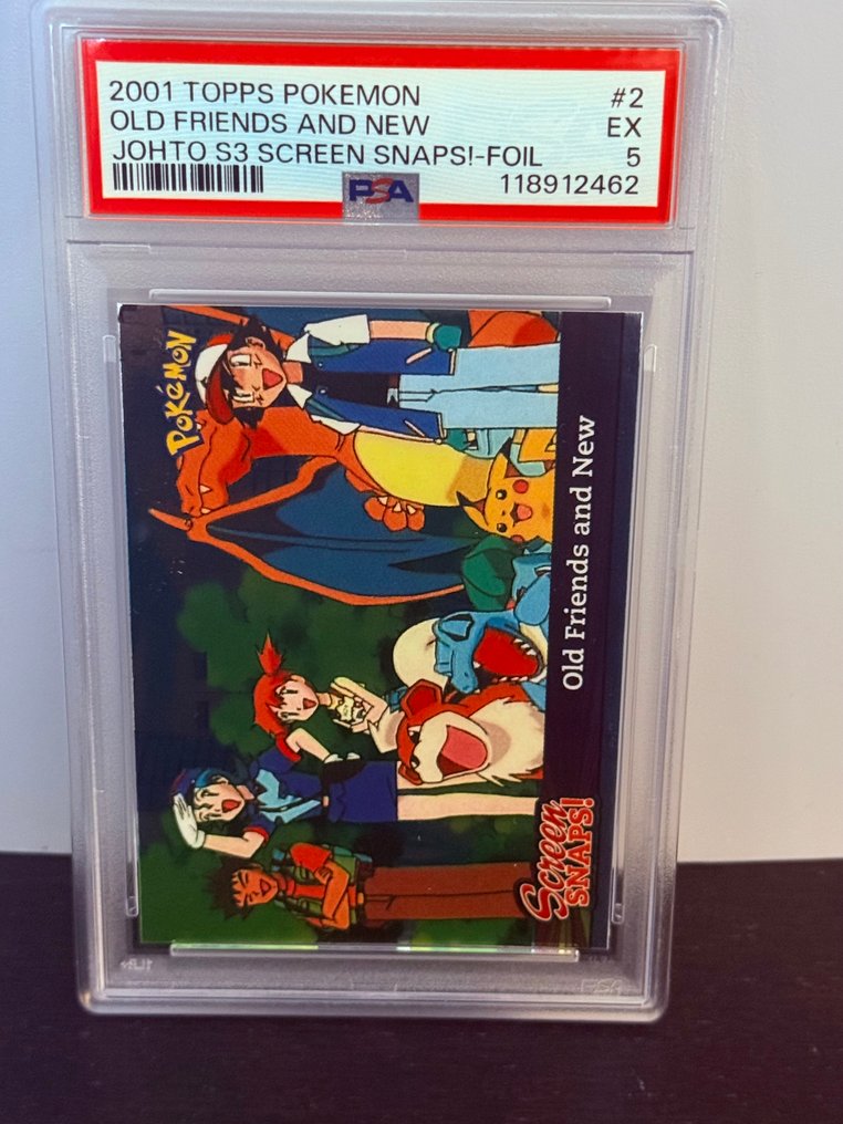 Pokémon - 1 Graded card - Pikachu, Charizard, Totodile, Ash #2 Foil - PSA 5 - Various sets #1.0