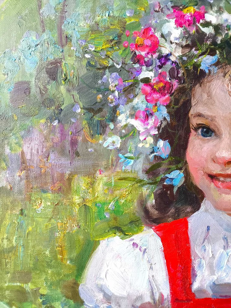 Vladimir Goussev (1957-) - Portrait de fille #2.1