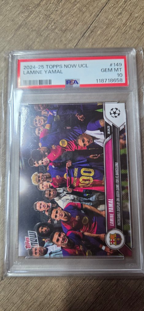 2024/25 Topps Now UCL Lamine Yamal #149 - PSA 10 - 1 Graded card #1.0